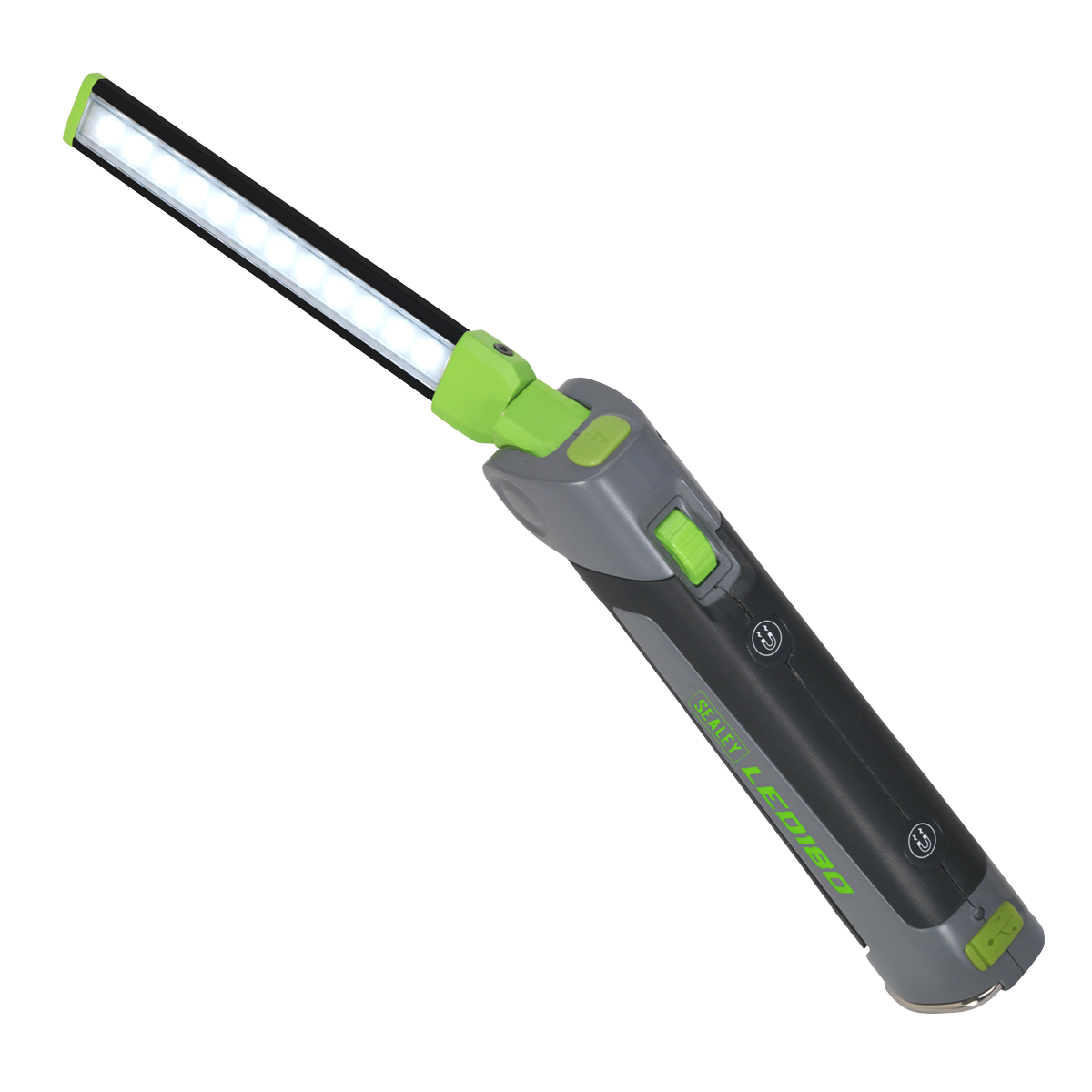 Sealey LED180 Rechargeable Slim Folding Inspection Light 4W & 1W SMD LED