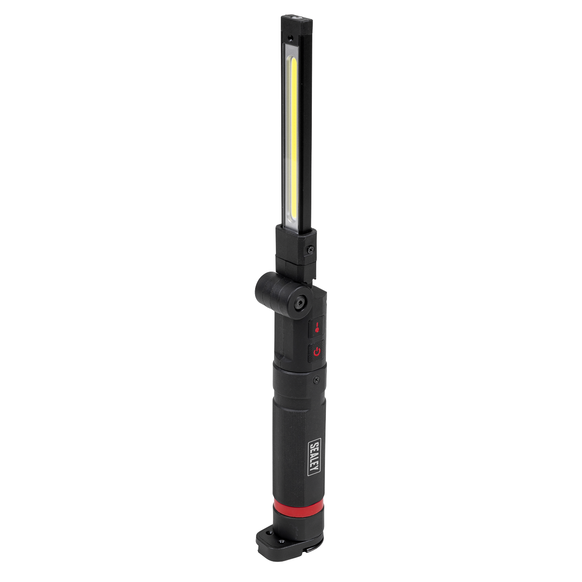 Sealey LED188 Rechargeable Slim Folding Inspection Light 10W COB LED & SMD LED with Laser Pointer
