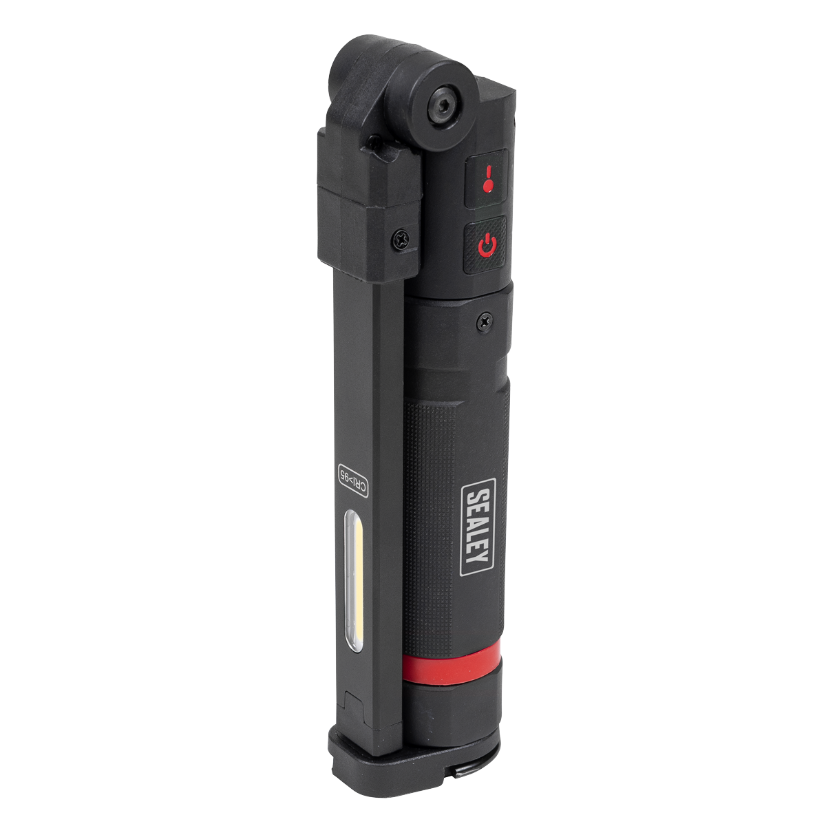 Sealey LED188 Rechargeable Slim Folding Inspection Light 10W COB LED & SMD LED with Laser Pointer