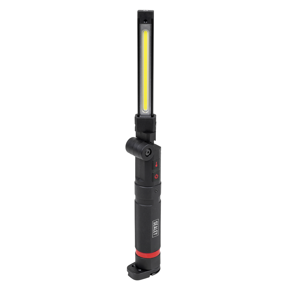 Sealey LED188 Rechargeable Slim Folding Inspection Light 10W COB LED & SMD LED with Laser Pointer