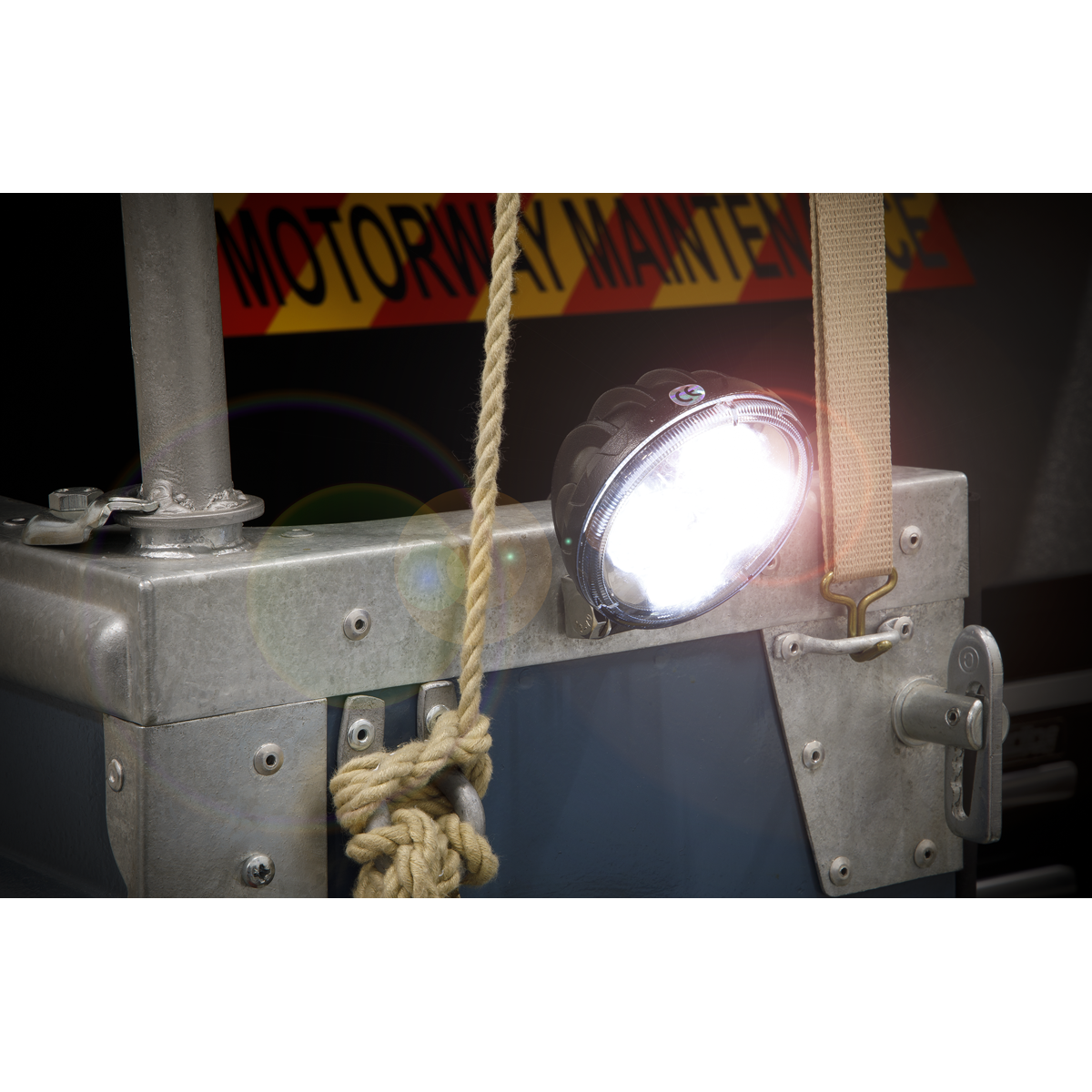 Sealey LED1R Mini Round Worklight with Adjustable Bracket 12W SMD LED