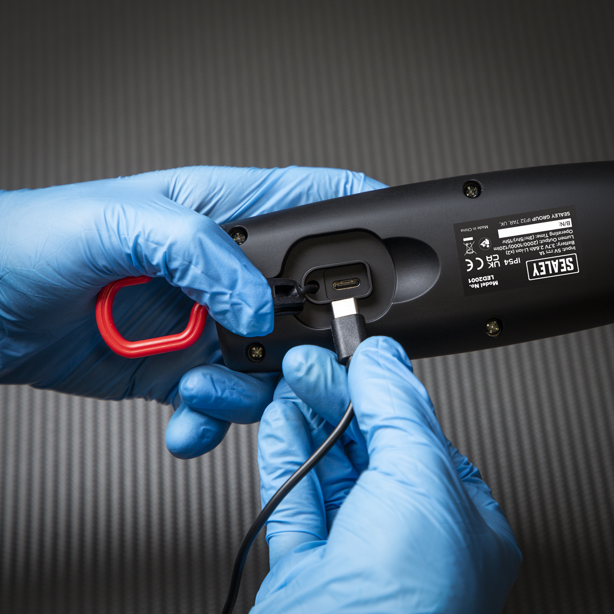 Sealey LED2001 LED Twist® Rechargeable Inspection Light 16W COB & 1W SMD