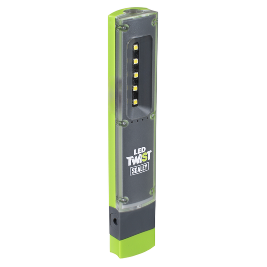Sealey LED201G LED Twist® Rechargeable Inspection Light 1W & 1W SMD