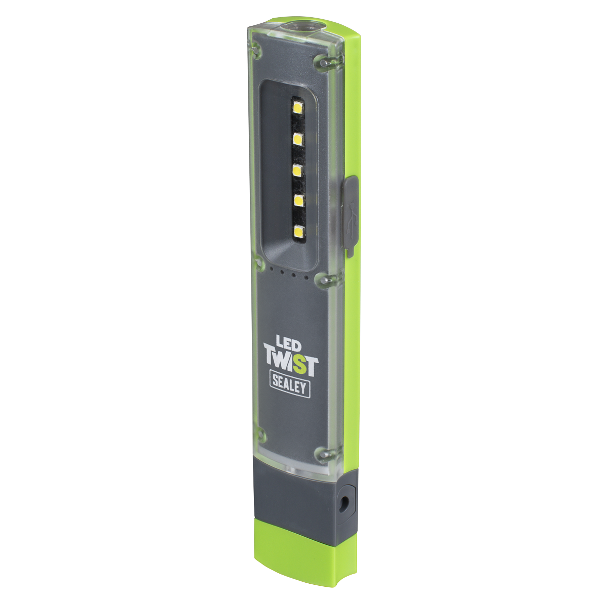 Sealey LED201G LED Twist® Rechargeable Inspection Light 1W & 1W SMD