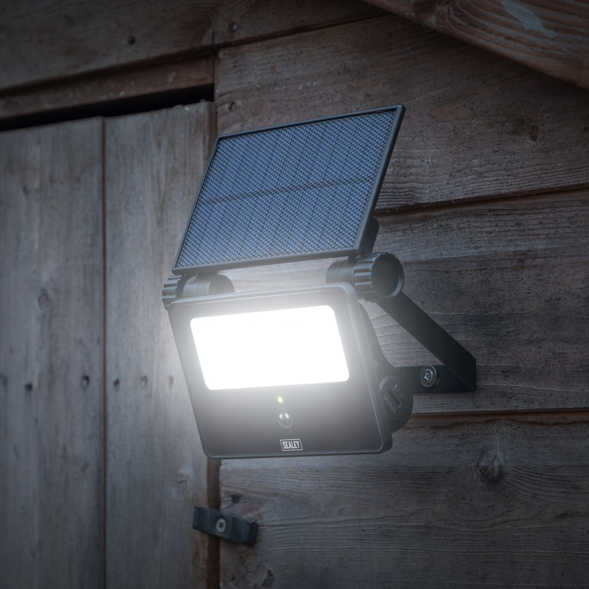 Sealey LED20S Extra-Slim Solar Floodlight with Wall Bracket 20W SMD LED