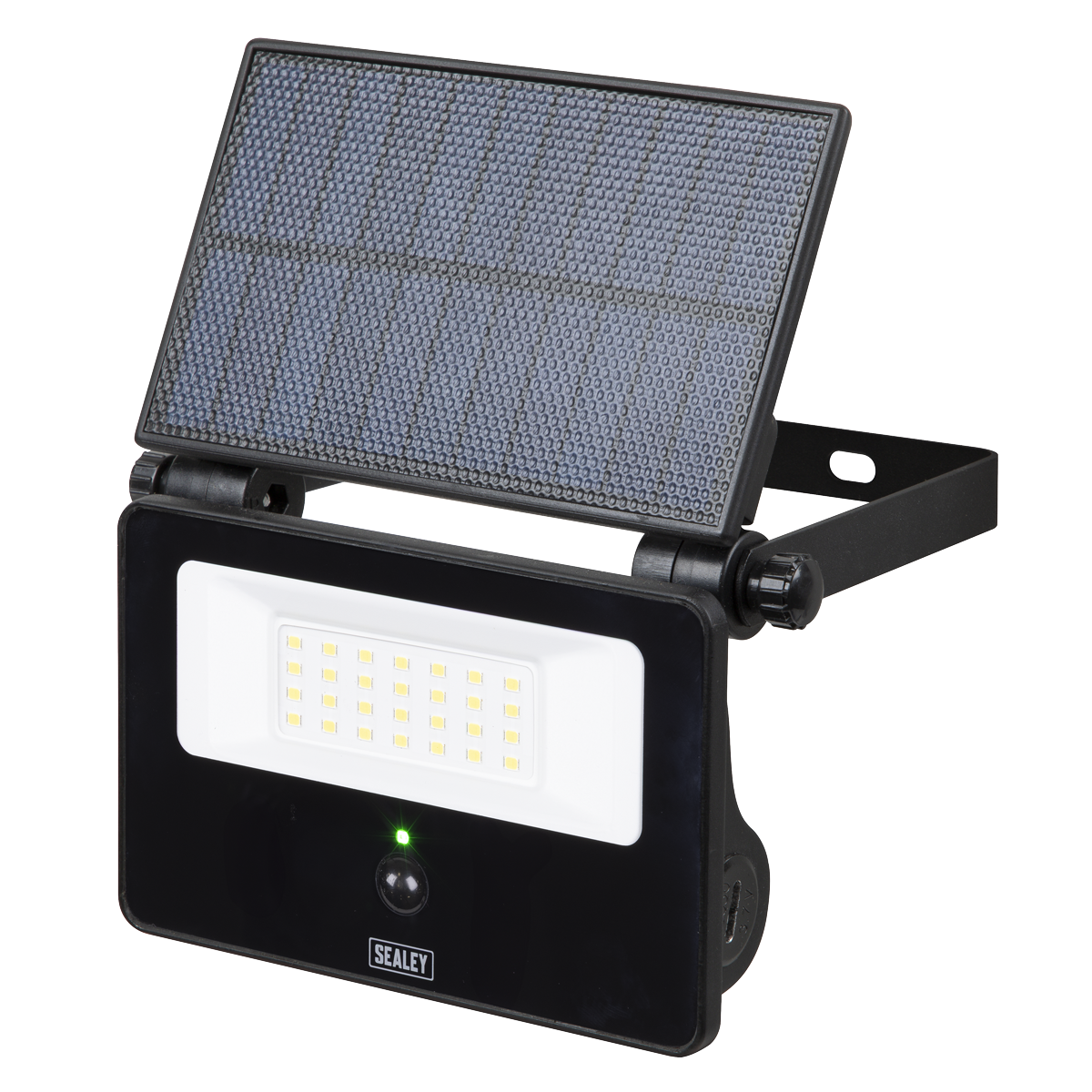 Sealey LED20S Extra-Slim Solar Floodlight with Wall Bracket 20W SMD LED