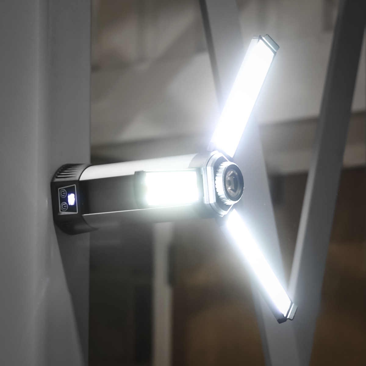 Sealey LED240 Rechargeable Flexible Floodlight with Tripod 24W COB LED & 5W SMD LED