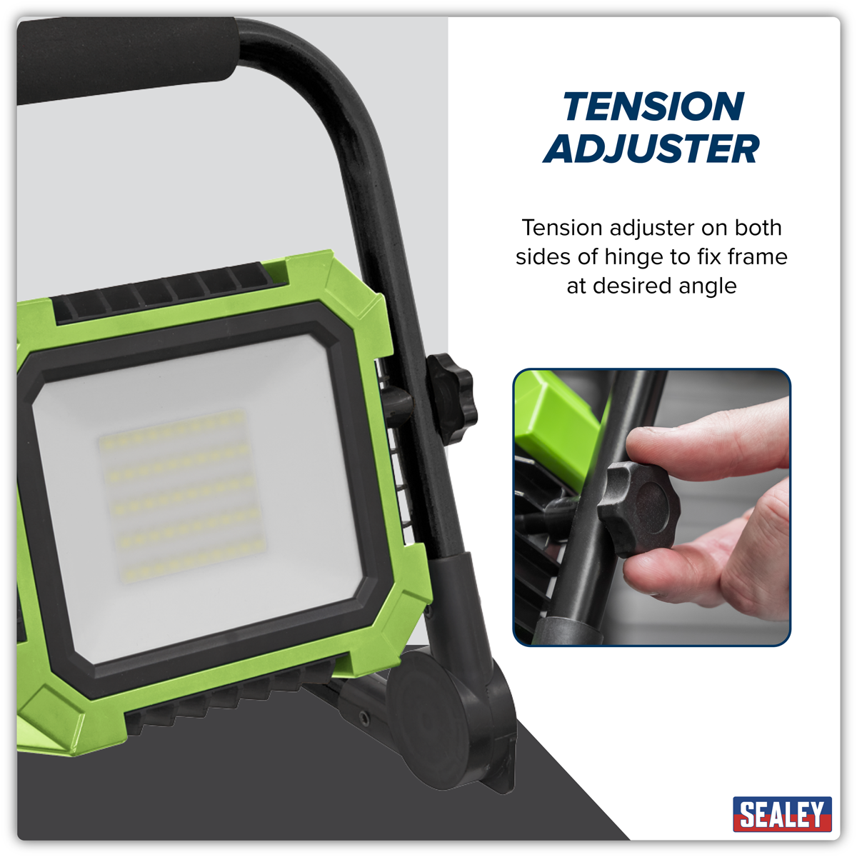 Sealey LED24WL Portable Floodlight 24W SMD LED 230V