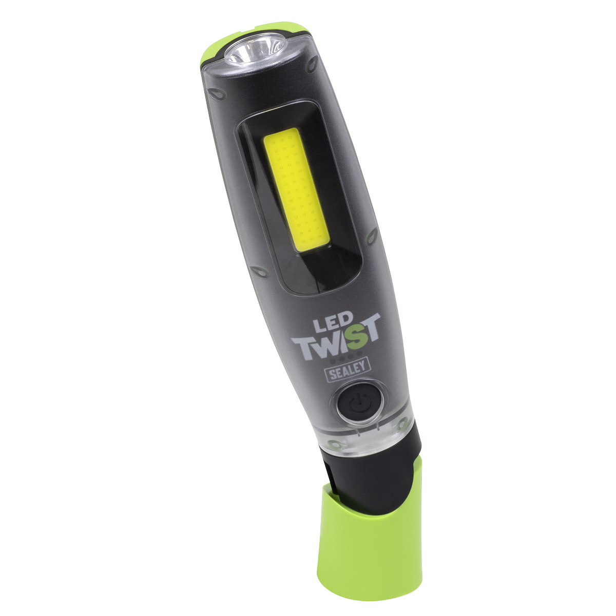Sealey LED3001G Rechargeable LED Twist® Inspection Light 20W COB + 3W SMD, 3000lm, Magnetic Base & Power Bank