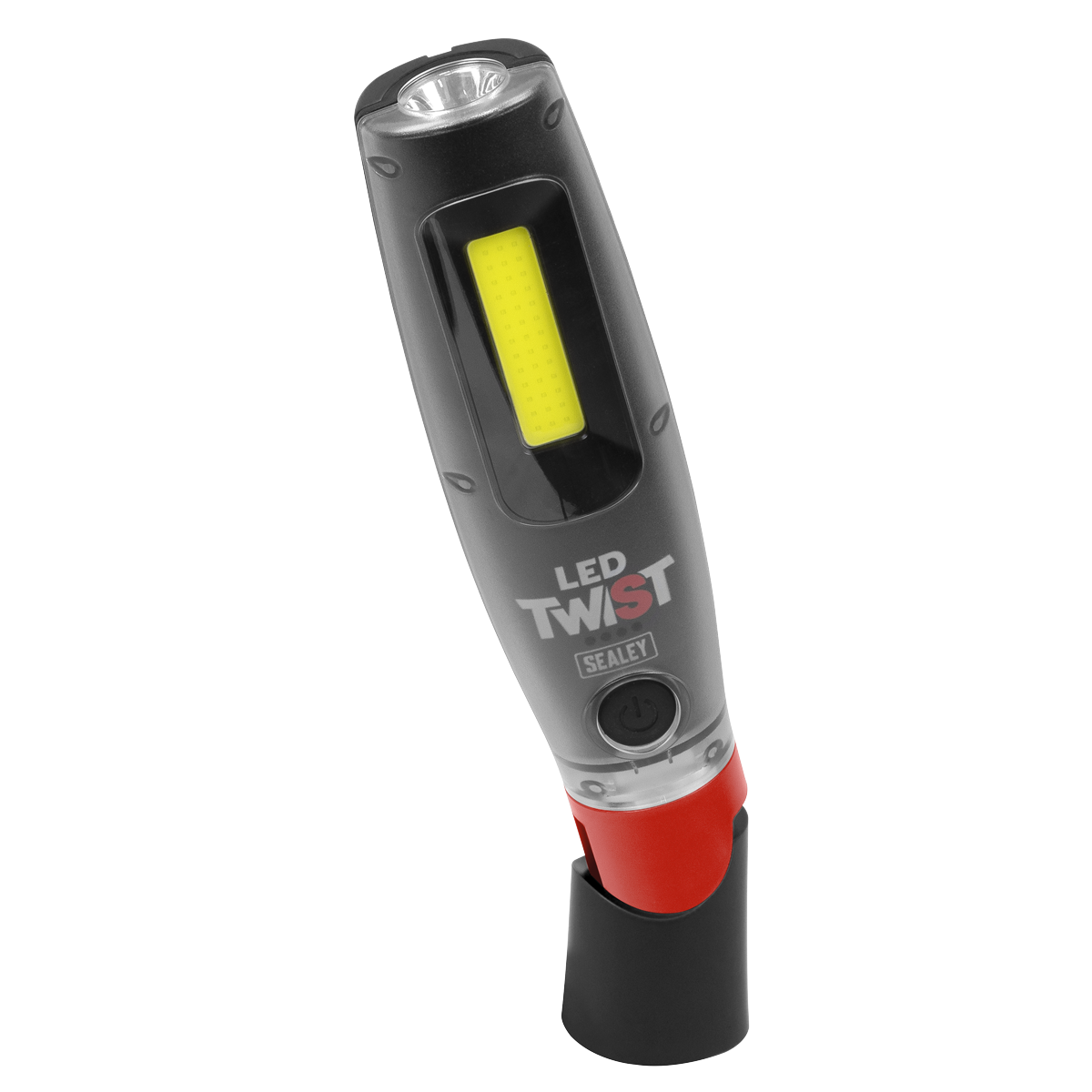 Sealey LED3001 Rechargeable LED Twist® Inspection Light 20W COB & 3W SMD, 3000lm, Magnetic Base & Power Bank