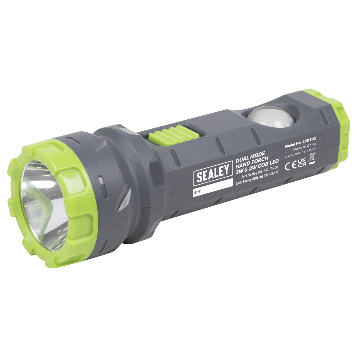 Sealey LED302 Dual Mode Hand Torch 3W & 2W COB LED