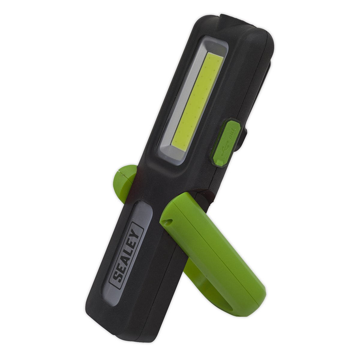 Sealey LED318G Rechargeable Inspection Light with Power Bank 5W COB & 3W SMD LED - Green