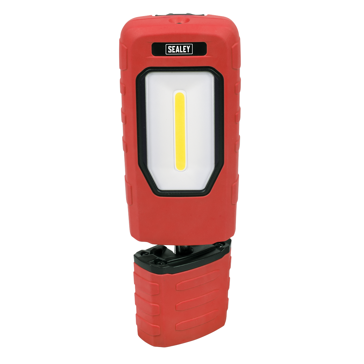 Sealey LED3601R Rechargeable 360° Inspection Light 5W COB & 1W SMD LED - Red