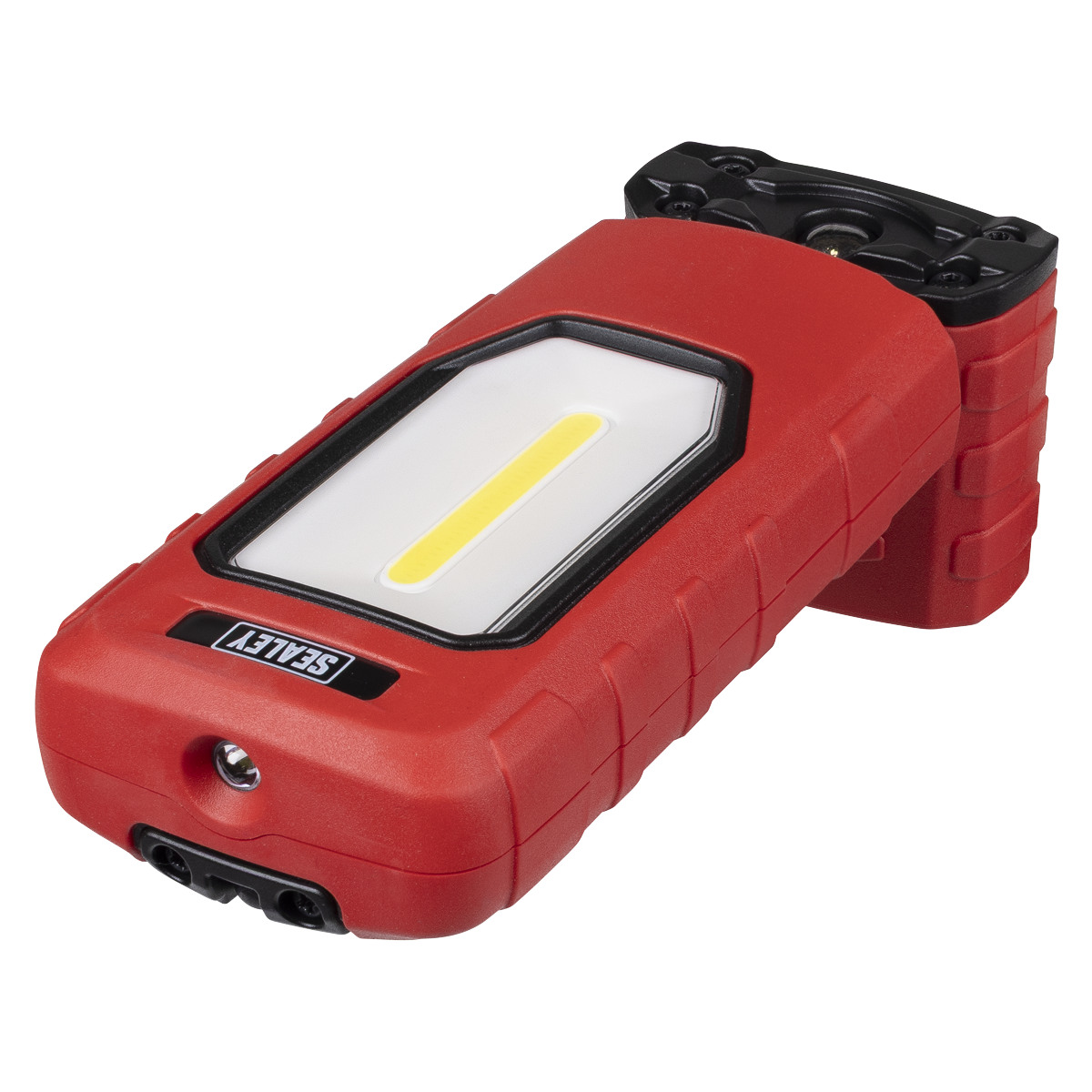 Sealey LED3601R Rechargeable 360° Inspection Light 5W COB & 1W SMD LED - Red