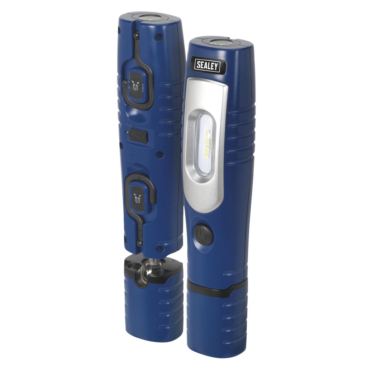 Sealey LED3602B Rechargeable 360° Inspection Light 4W & 3W SMD LED - Blue