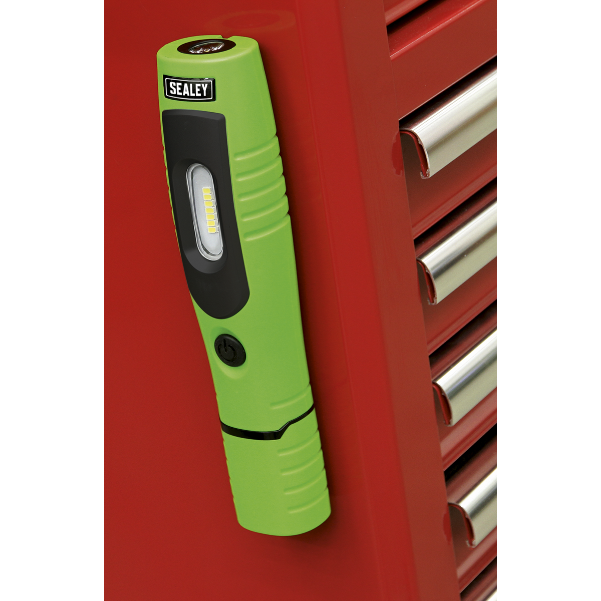 Sealey LED3602G Rechargeable 360° Inspection Light 4W & 3W SMD LED - Green
