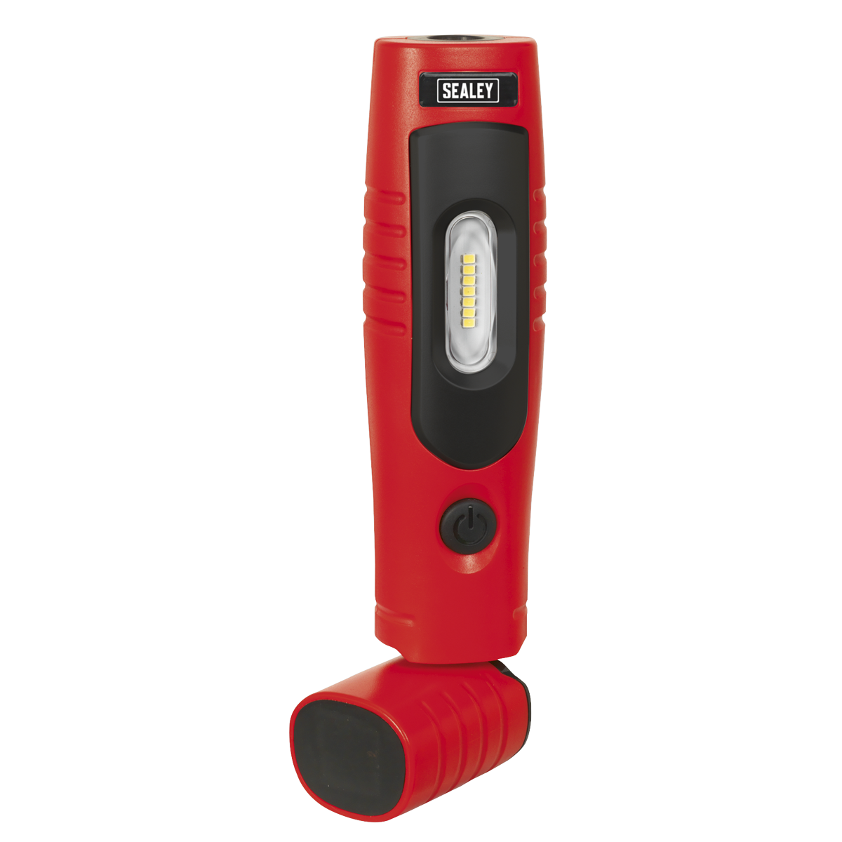 Sealey LED3602R Rechargeable 360° Inspection Light 4W & 3W SMD LED - Red