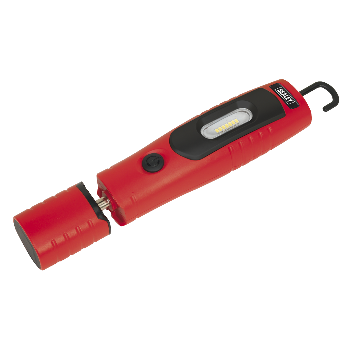 Sealey LED3602R Rechargeable 360° Inspection Light 4W & 3W SMD LED - Red