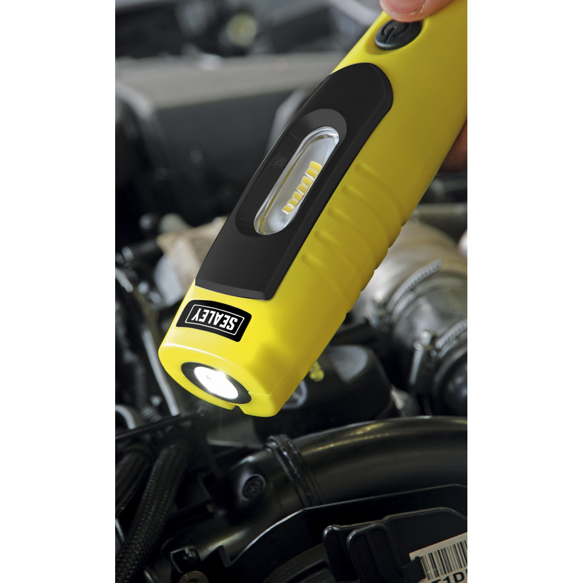 Sealey LED3602Y Rechargeable 360° Inspection Light 4W & 3W SMD LED - Yellow