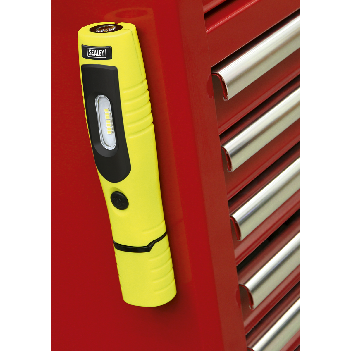 Sealey LED3602Y Rechargeable 360° Inspection Light 4W & 3W SMD LED - Yellow