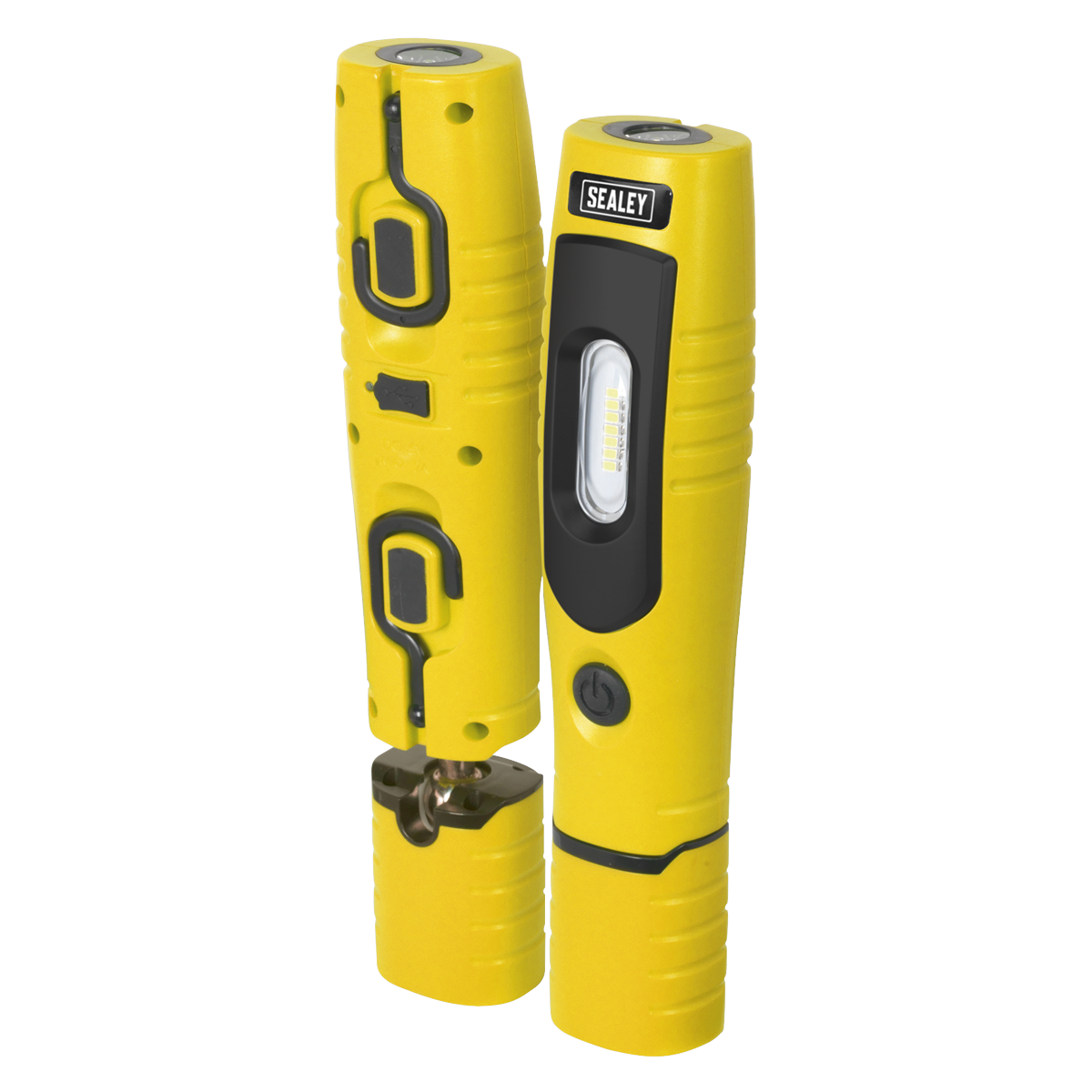 Sealey LED3602Y Rechargeable 360° Inspection Light 4W & 3W SMD LED - Yellow