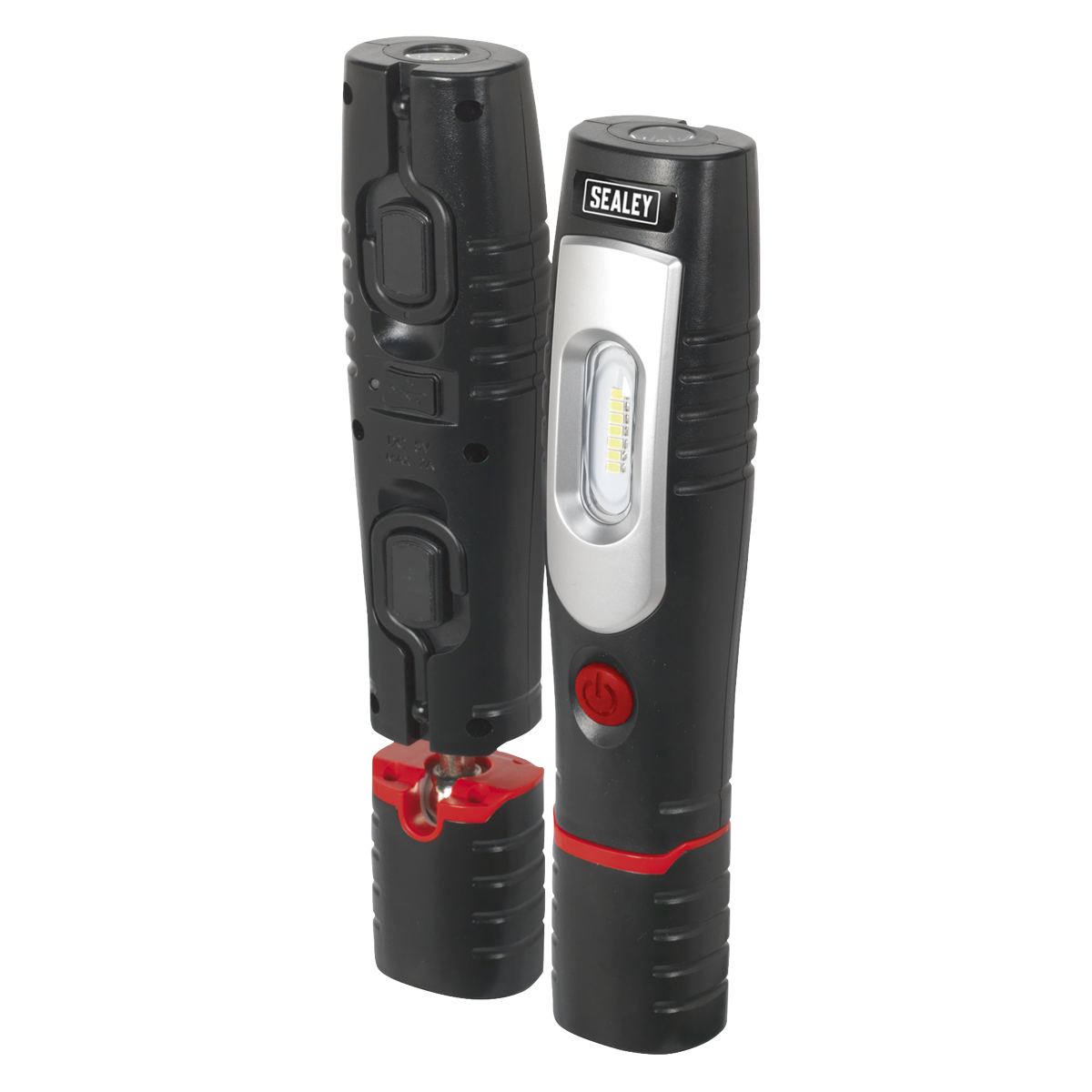 Sealey LED3602 Rechargeable 360° Inspection Light 4W & 3W SMD LED - Black