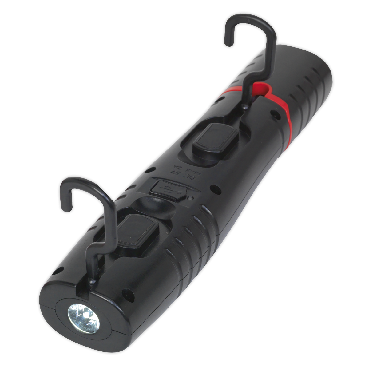 Sealey LED3602 Rechargeable 360° Inspection Light 4W & 3W SMD LED - Black