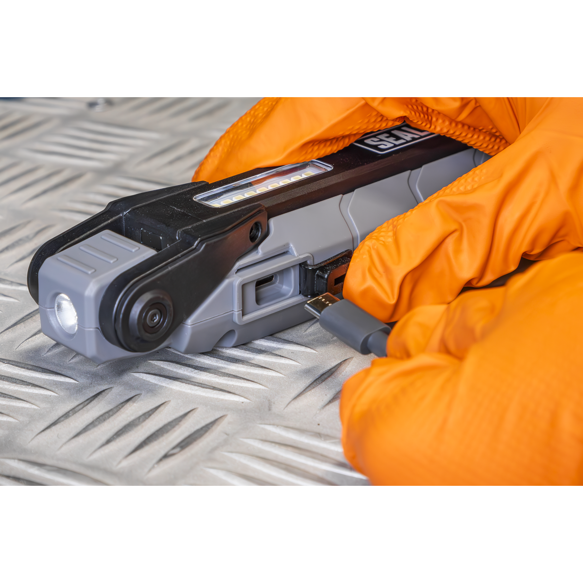 Sealey LED3605GR Rechargeable 360° Inspection Light 10W & 2 x 4W SMD LED - Grey