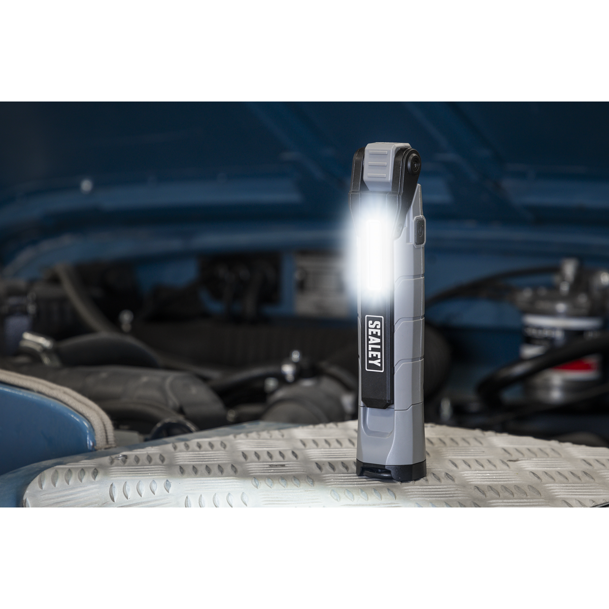 Sealey LED3605GR Rechargeable 360° Inspection Light 10W & 2 x 4W SMD LED - Grey