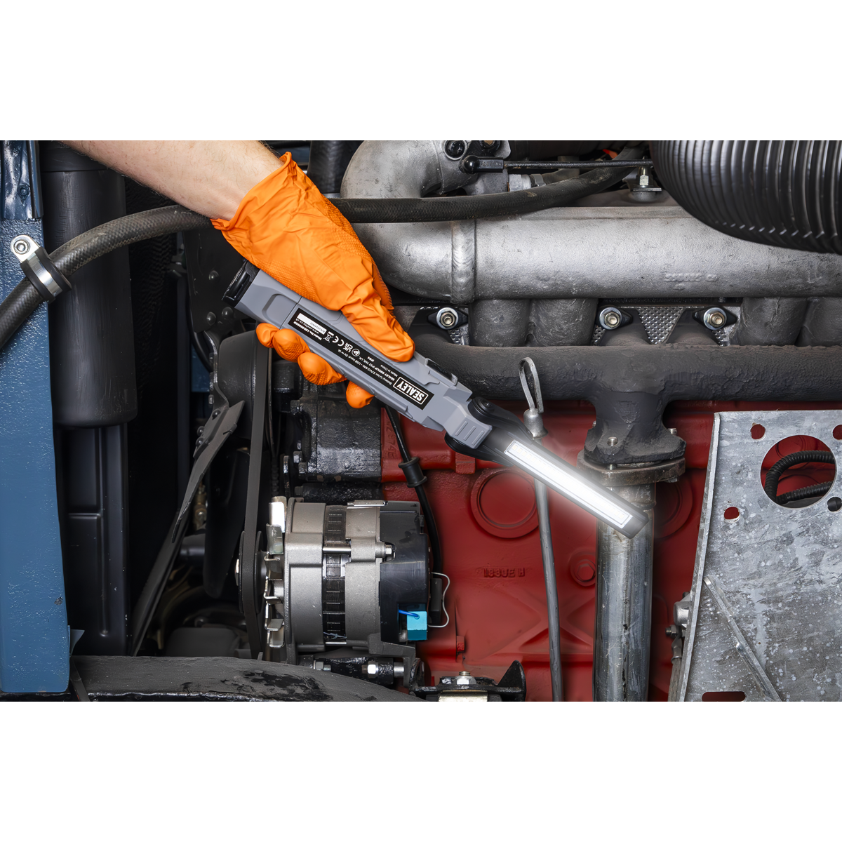 Sealey LED3605GR Rechargeable 360° Inspection Light 10W & 2 x 4W SMD LED - Grey