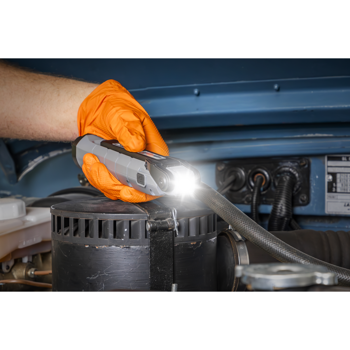 Sealey LED3605GR Rechargeable 360° Inspection Light 10W & 2 x 4W SMD LED - Grey