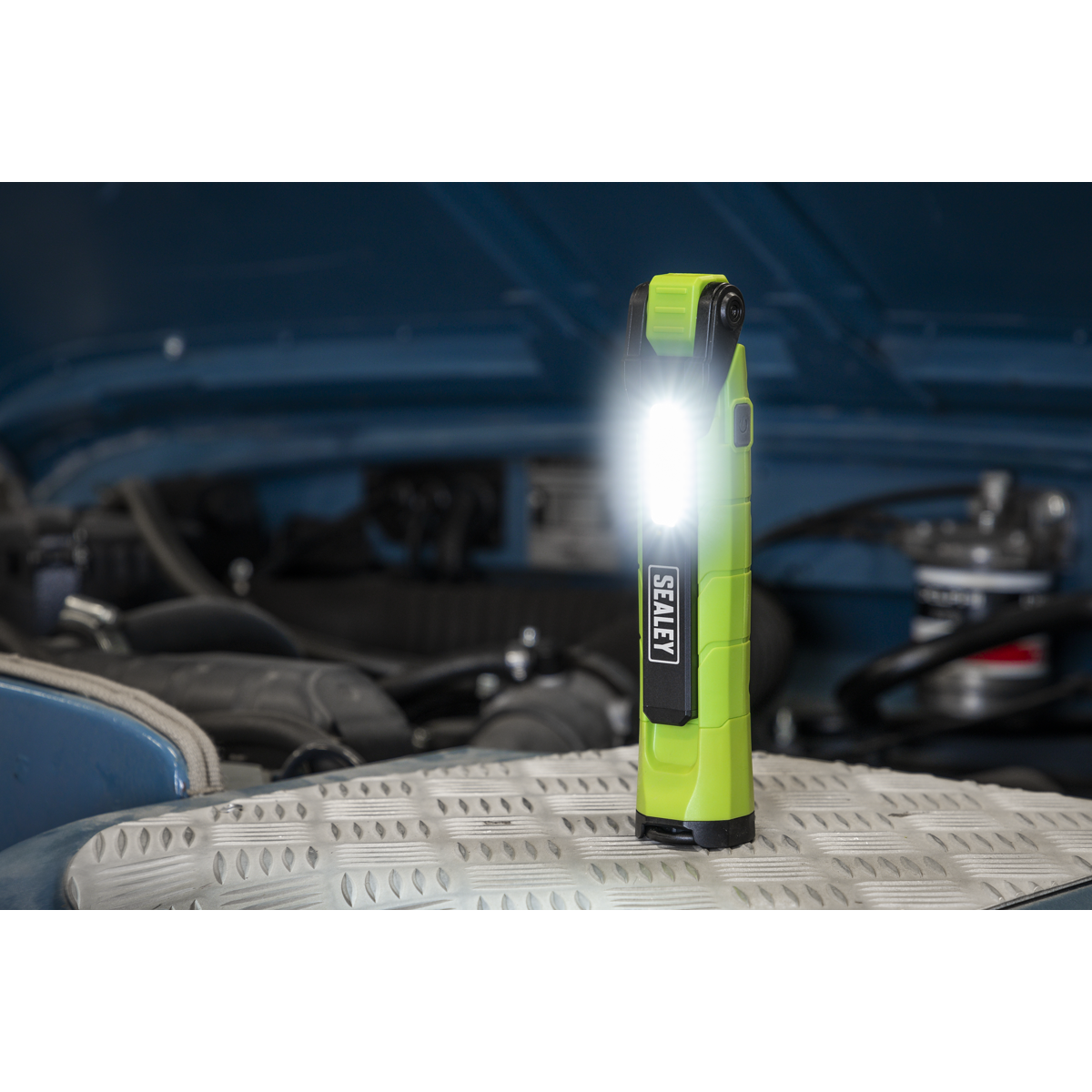Sealey LED3605G Rechargeable 360° Inspection Light 10W & 2 x 4W SMD LED - Green