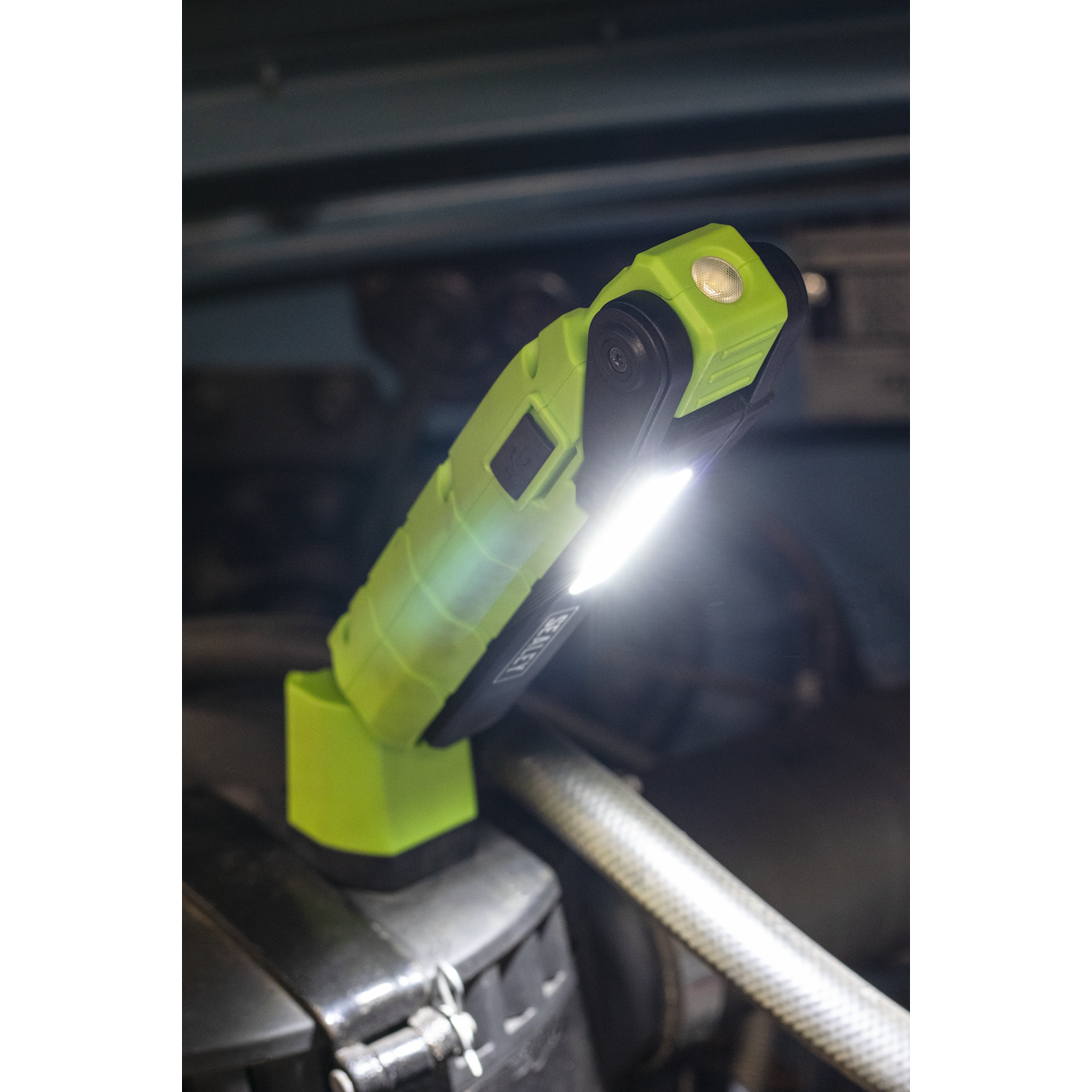 Sealey LED3605G Rechargeable 360° Inspection Light 10W & 2 x 4W SMD LED - Green