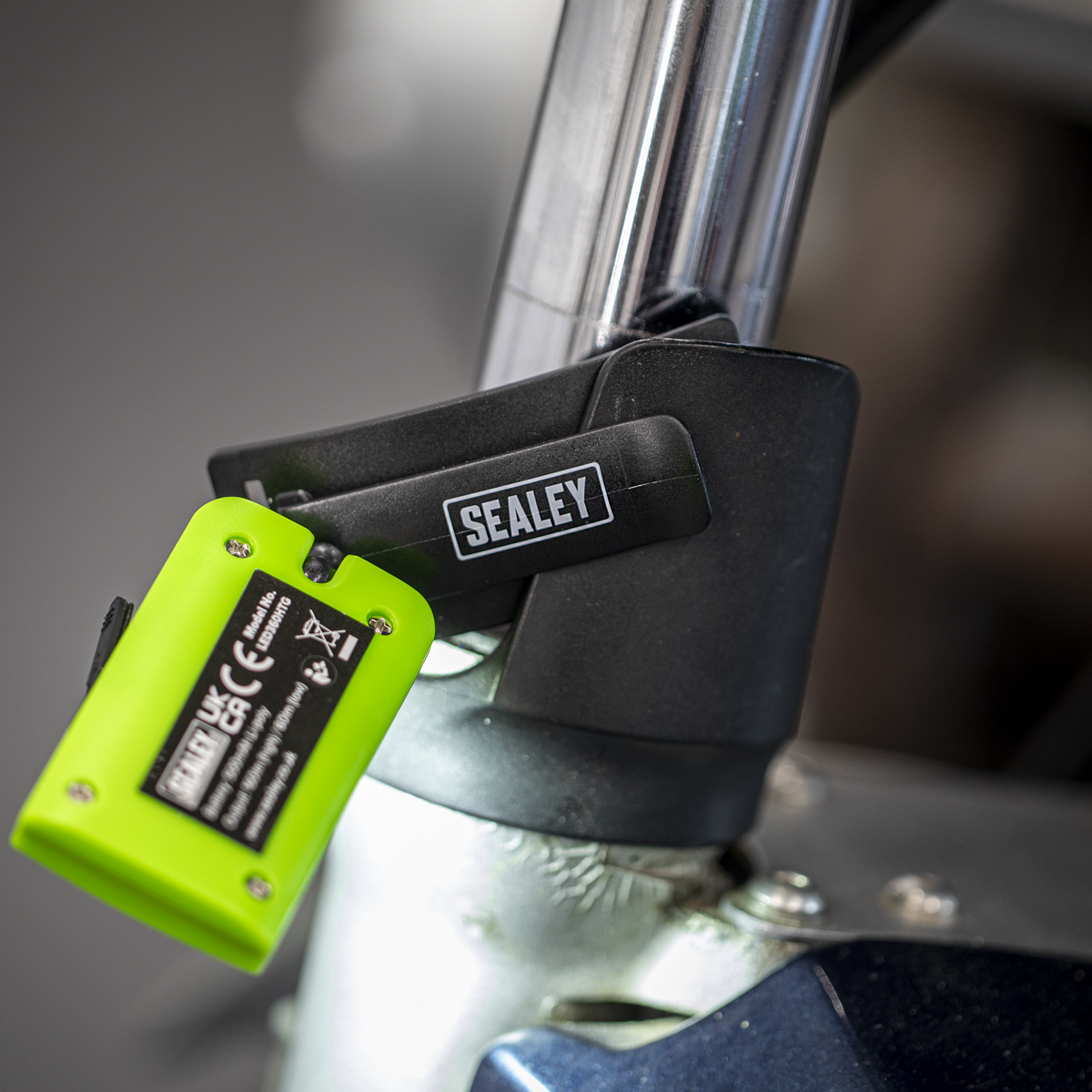 Sealey LED360HTG Rechargeable Head Torch with Auto-Sensor 2W COB LED - Green