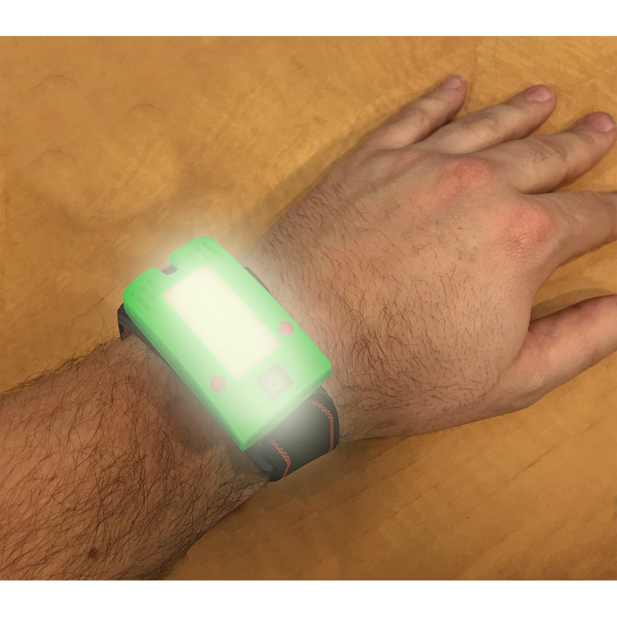 Sealey LED360HTG Rechargeable Head Torch with Auto-Sensor 2W COB LED - Green