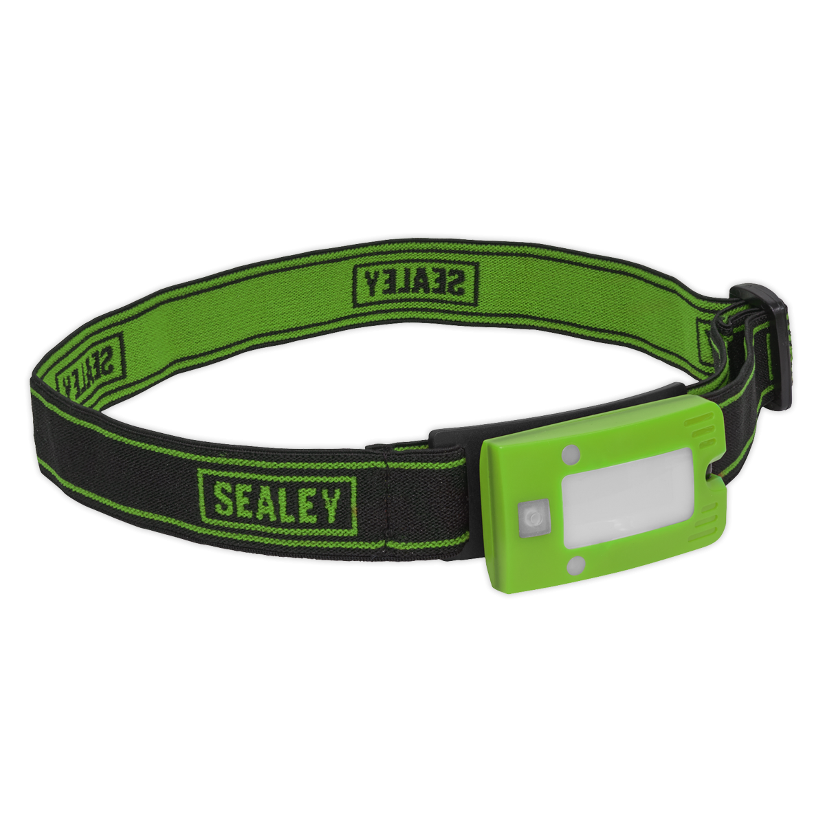 Sealey LED360HTG Rechargeable Head Torch with Auto-Sensor 2W COB LED - Green