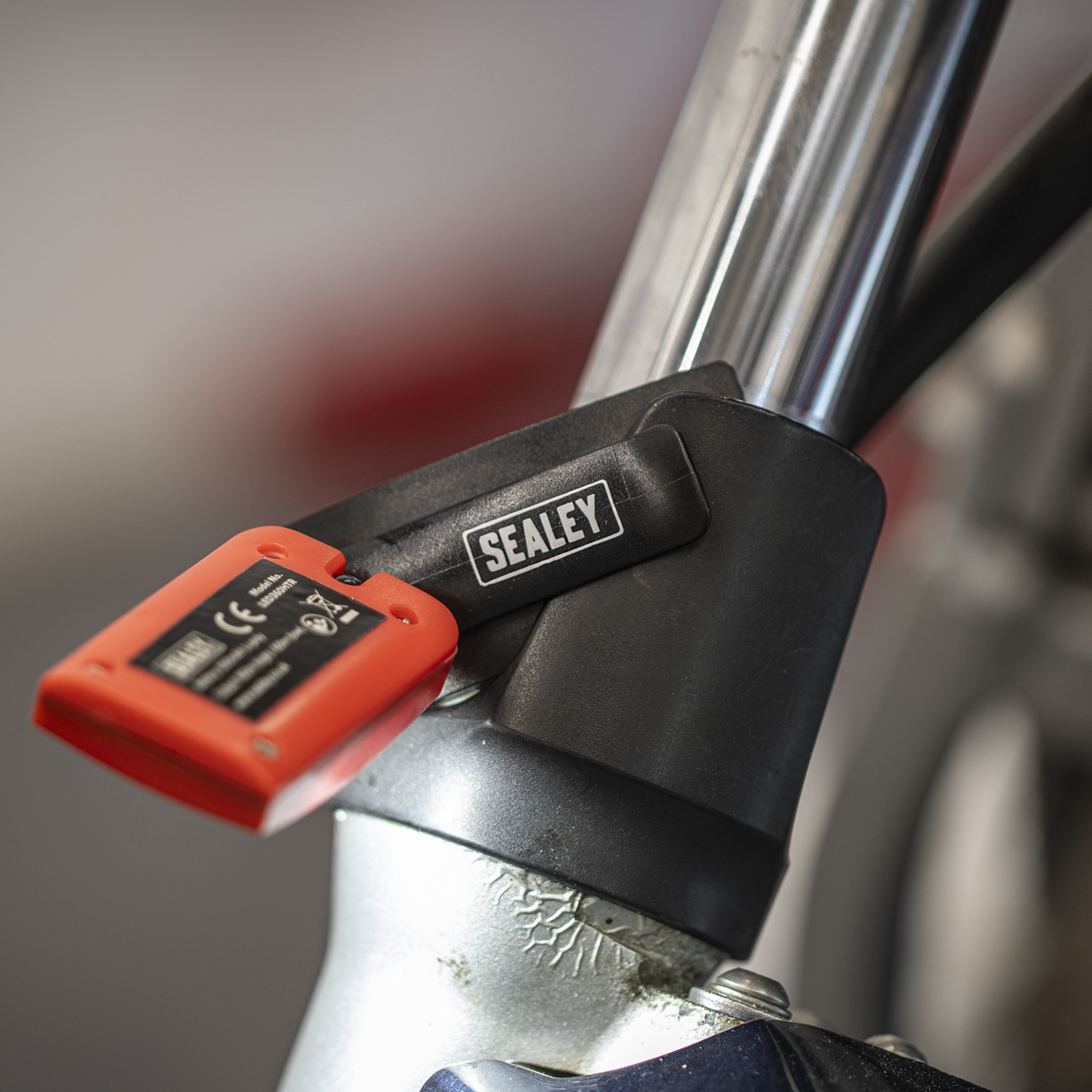 Sealey LED360HTR Rechargeable Head Torch with Auto-Sensor 2W COB LED - Red