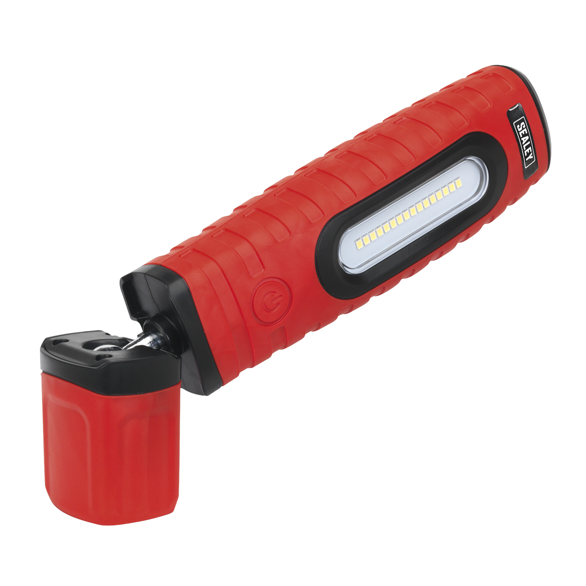Sealey LED360PLUSR Rechargeable 360° Inspection Light 10W & 3W SMD LED - Red