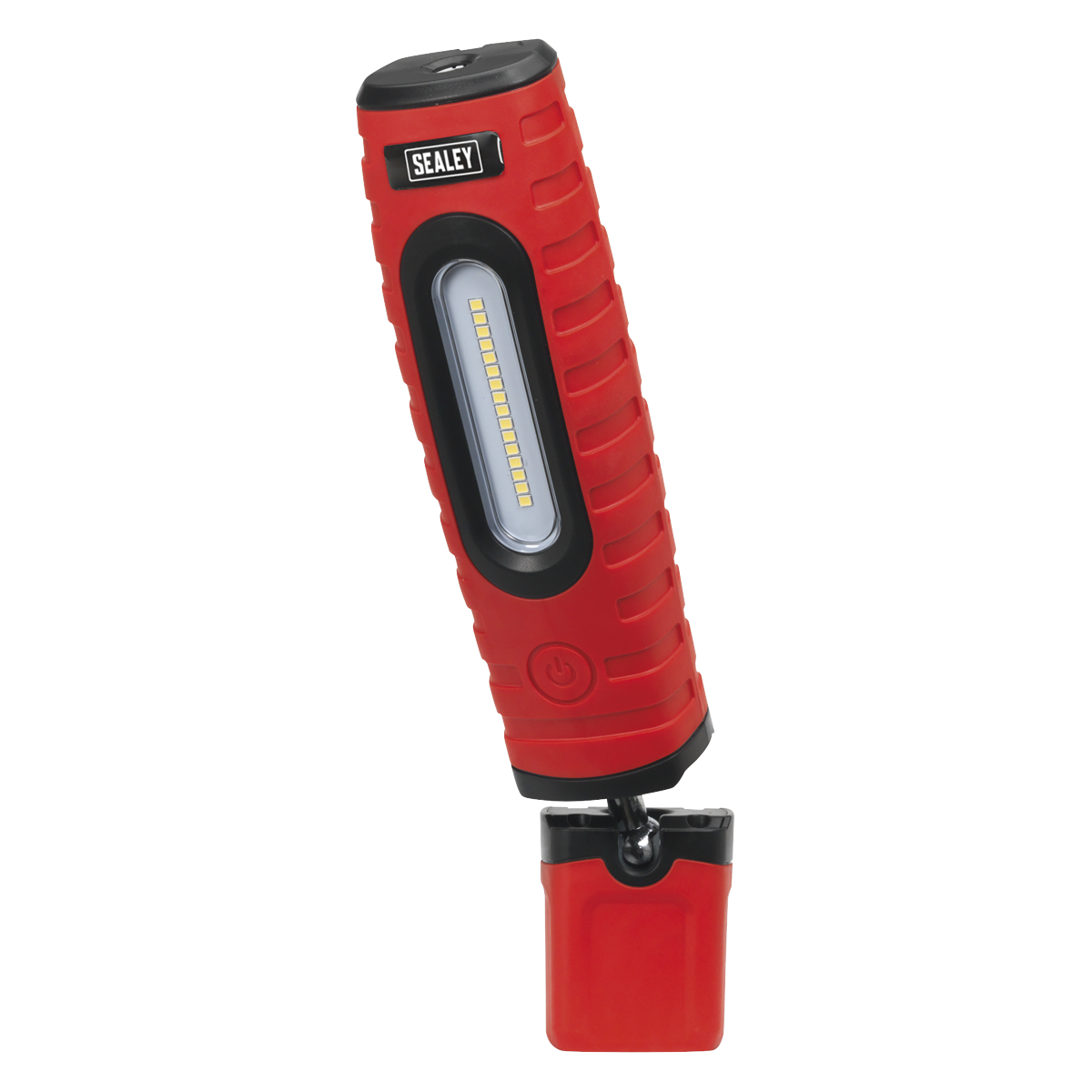 Sealey LED360PLUSR Rechargeable 360° Inspection Light 10W & 3W SMD LED - Red
