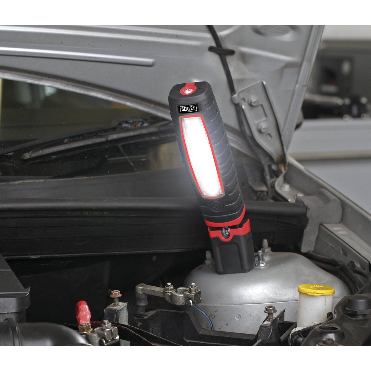 Sealey LED360 Rechargeable 360° Inspection Light 8W & 3W SMD LED - Black