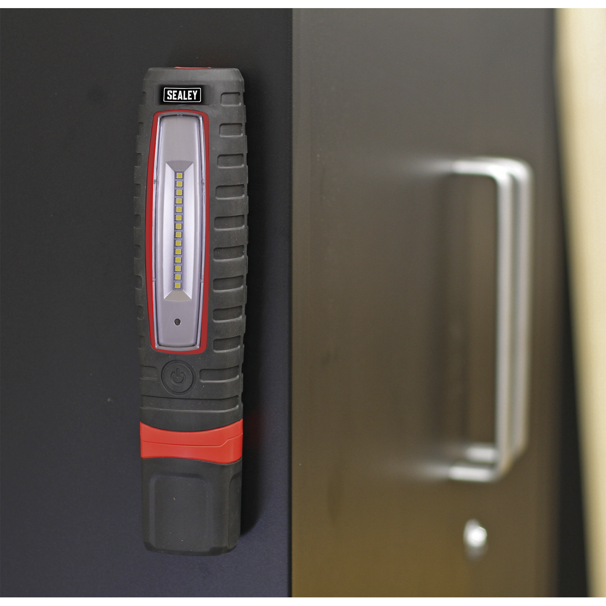 Sealey LED360 Rechargeable 360° Inspection Light 8W & 3W SMD LED - Black