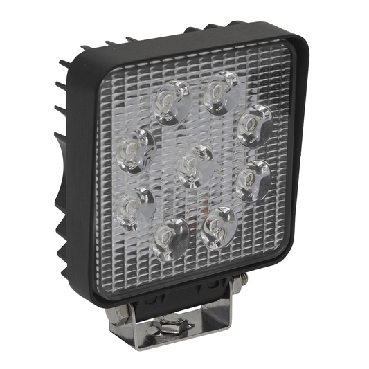 Sealey LED3S Square Worklight with Adjustable Bracket 27W SMD LED
