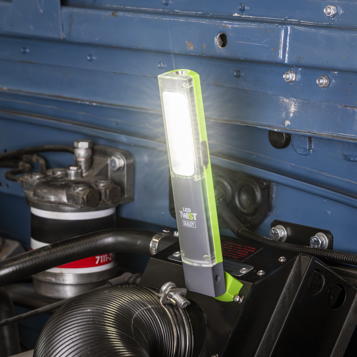 Sealey LED401G LED Twist® Rechargeable Inspection Light 2W & 1W SMD LED
