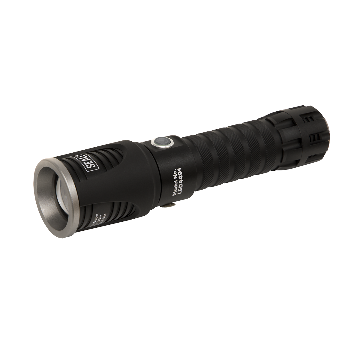 Sealey LED4491 Rechargeable Aluminium Torch with Adjustable Focus 5W SMD LED