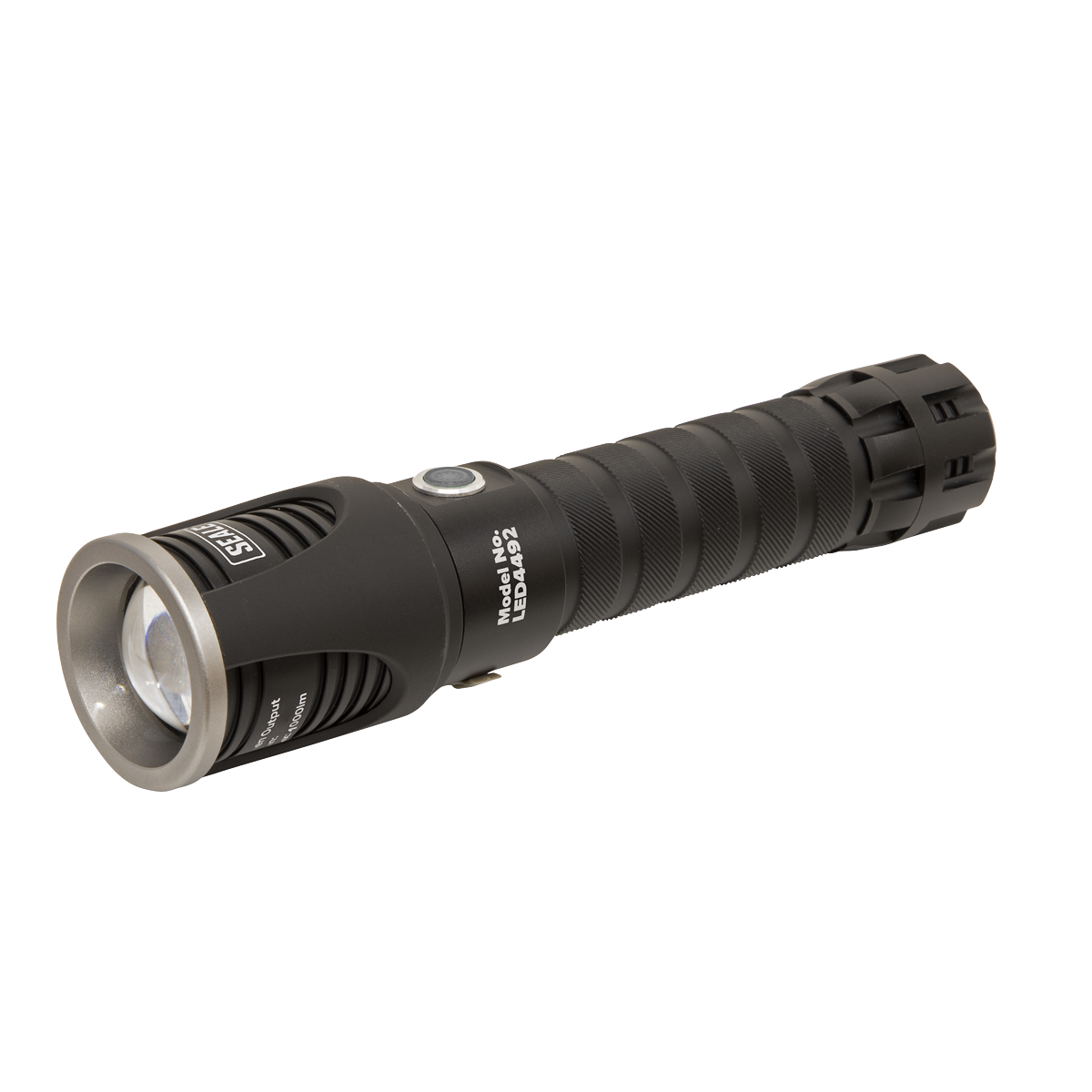Sealey LED4492 Rechargeable Aluminium Torch with Adjustable Focus 10W SMD LED