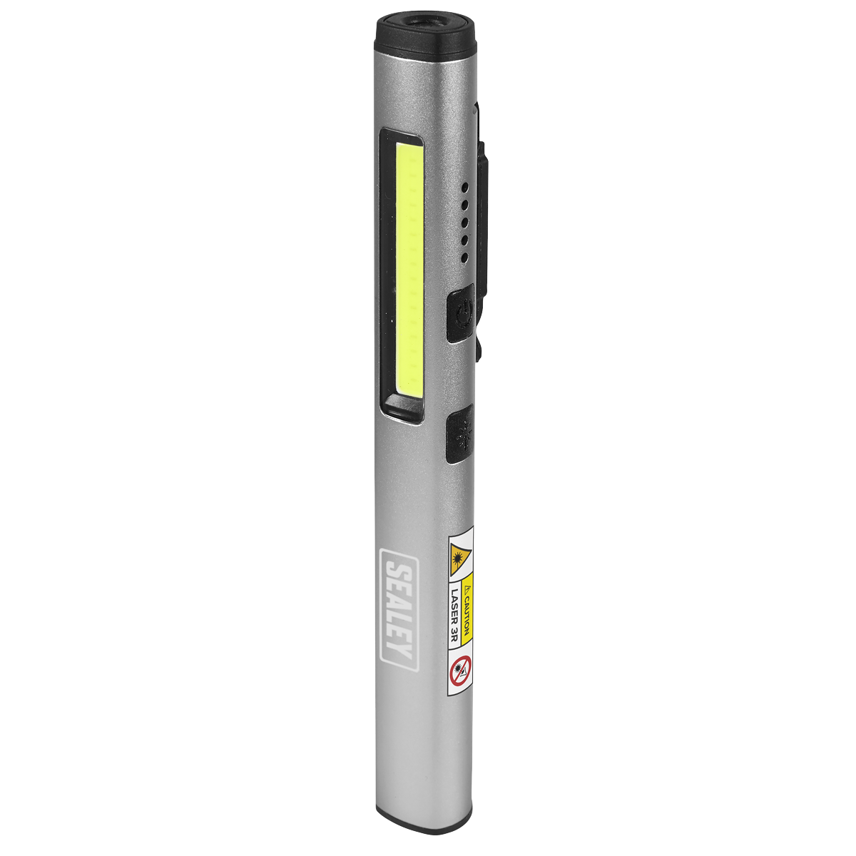 Sealey LED450UV Rechargeable UV Penlight Torch with Laser Pointer 5W COB & 3W SMD LED