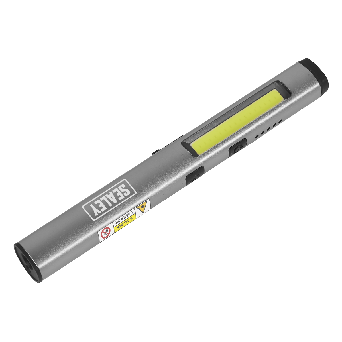 Sealey LED450UV Rechargeable UV Penlight Torch with Laser Pointer 5W COB & 3W SMD LED