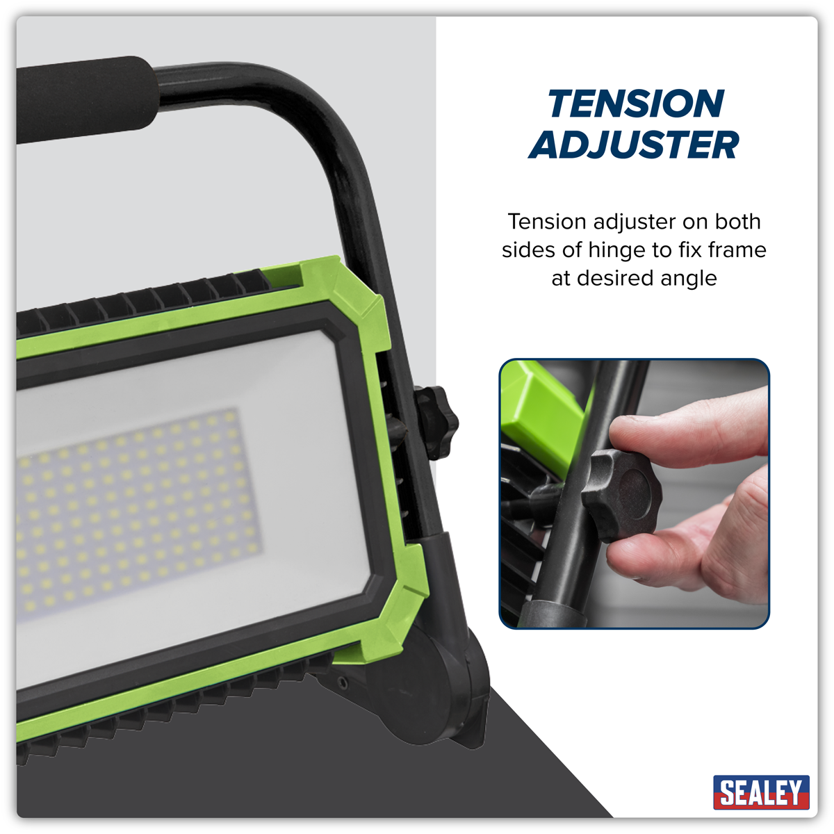 Sealey LED50WL Portable Floodlight 50W SMD LED 230V