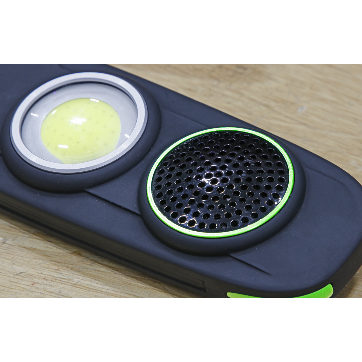 Sealey LED50WSDB Rechargeable Torch with Wireless Speaker 10W COB LED - Display Box of 10