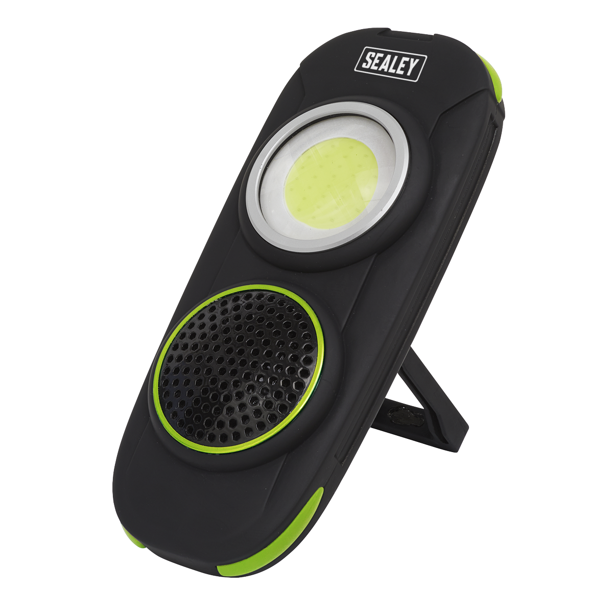 Sealey LED50WSDB Rechargeable Torch with Wireless Speaker 10W COB LED - Display Box of 10